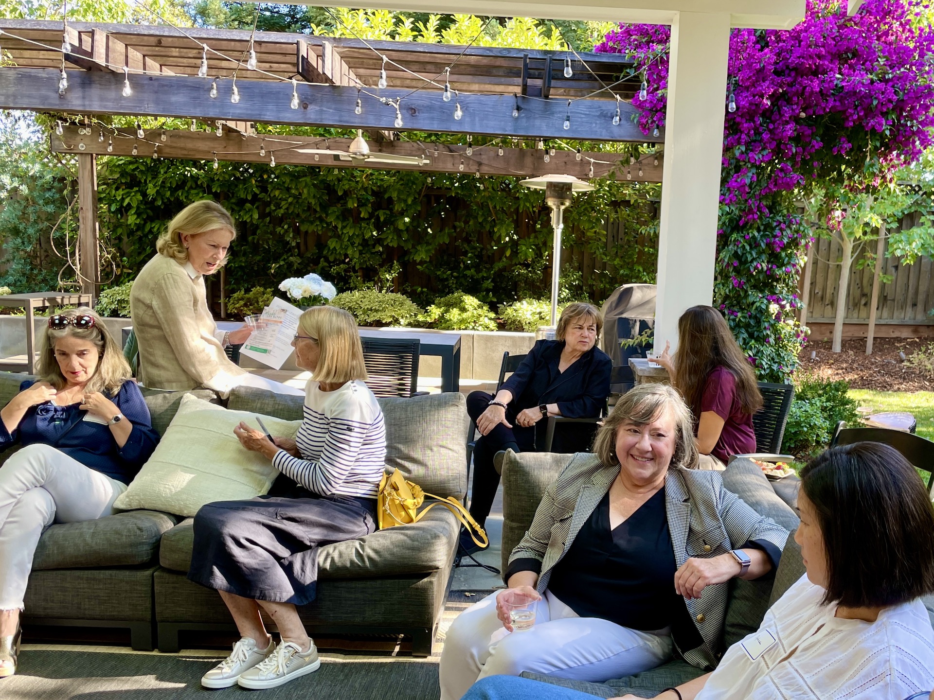 Photo 2: LAWC members Claudia Coleman, Robin Abrams, Daphne Ross